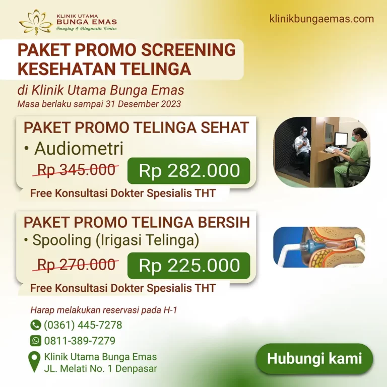 promo screening kesehatan telinga
