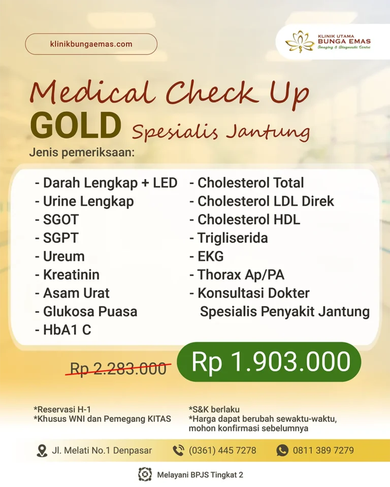 Medical Check Up 2026-Gold Jantung 2026