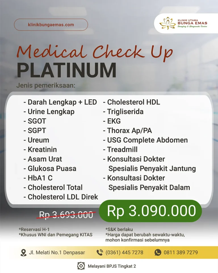 Medical Check Up 2026-Platinum 2026