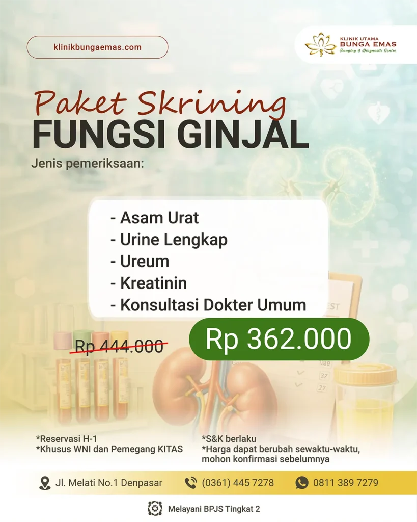 Paket Skrining Fungsi Ginjal
