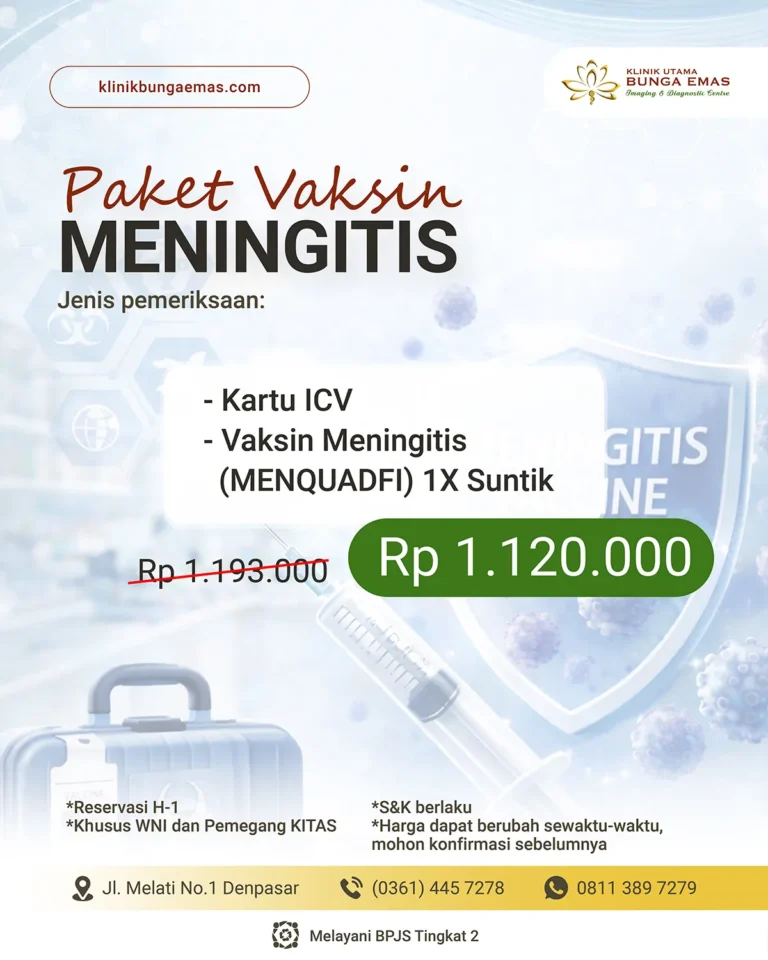 Paket Vaksin Meningitis 2026