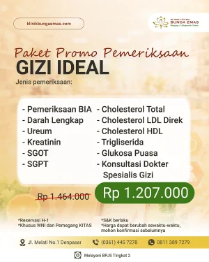 Promo Paket Pemeriksaan Gizi Ideal