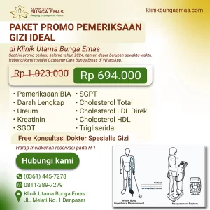 Promo Paket Pemeriksaan Gizi Ideal